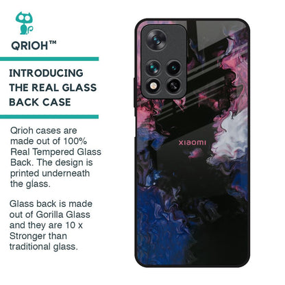 Smudge Brush Glass case for Redmi Note 11 Pro 5G