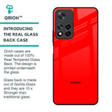 Blood Red Glass Case for Redmi Note 11 Pro 5G