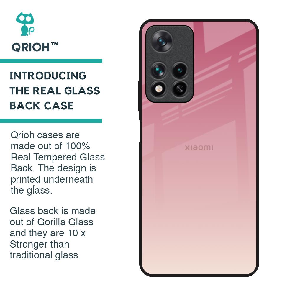 Blooming Pink Glass Case for Redmi Note 11 Pro 5G