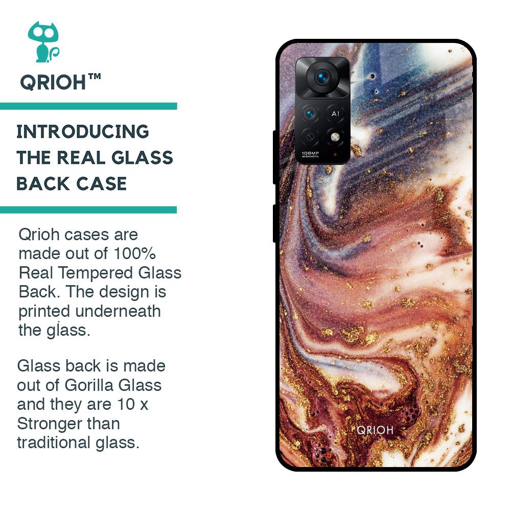 Exceptional Texture Glass Case for Redmi Note 11 Pro 5G