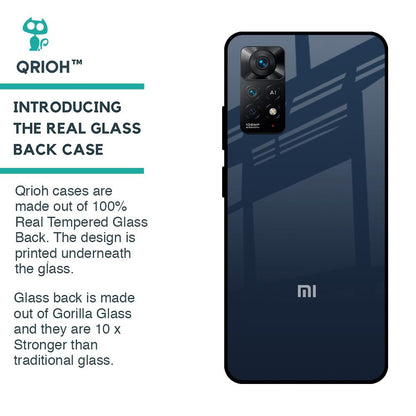 Overshadow Blue Glass Case For Redmi Note 11 Pro 5G