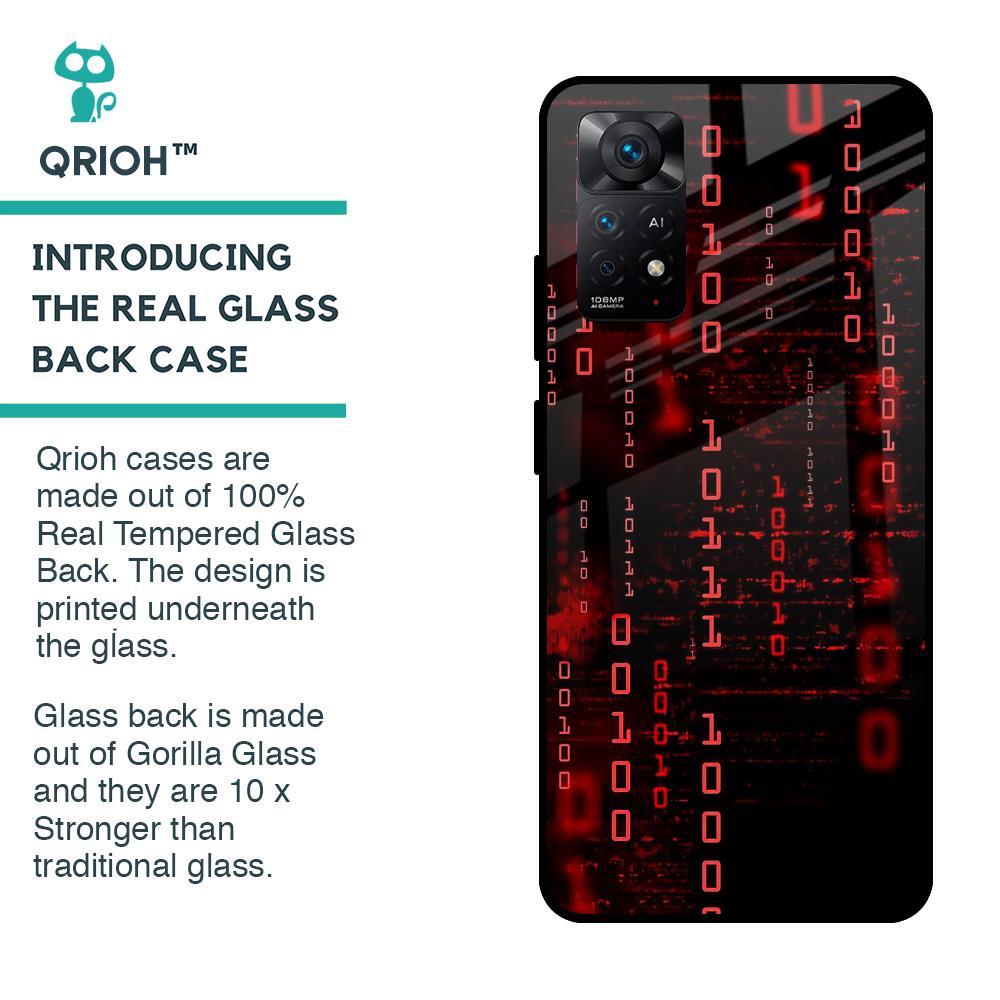 Let's Decode Glass Case For Redmi Note 11 Pro 5G