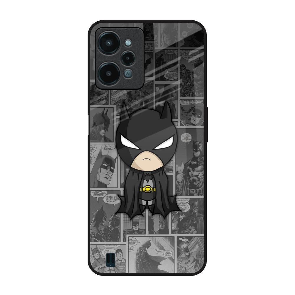 Cartoon Art Realme C31 Glass Back Cover Online