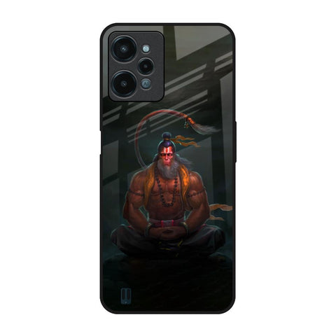 Lord Hanuman Animated Realme C31 Glass Back Cover Online