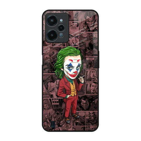 Joker Cartoon Realme C31 Glass Back Cover Online