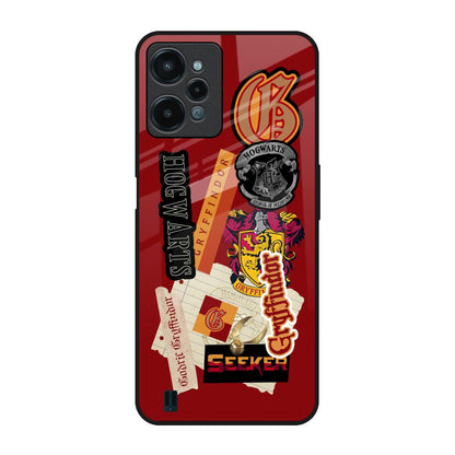 Gryffindor Realme C31 Glass Back Cover Online