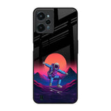 Retro Astronaut Realme C31 Glass Back Cover Online