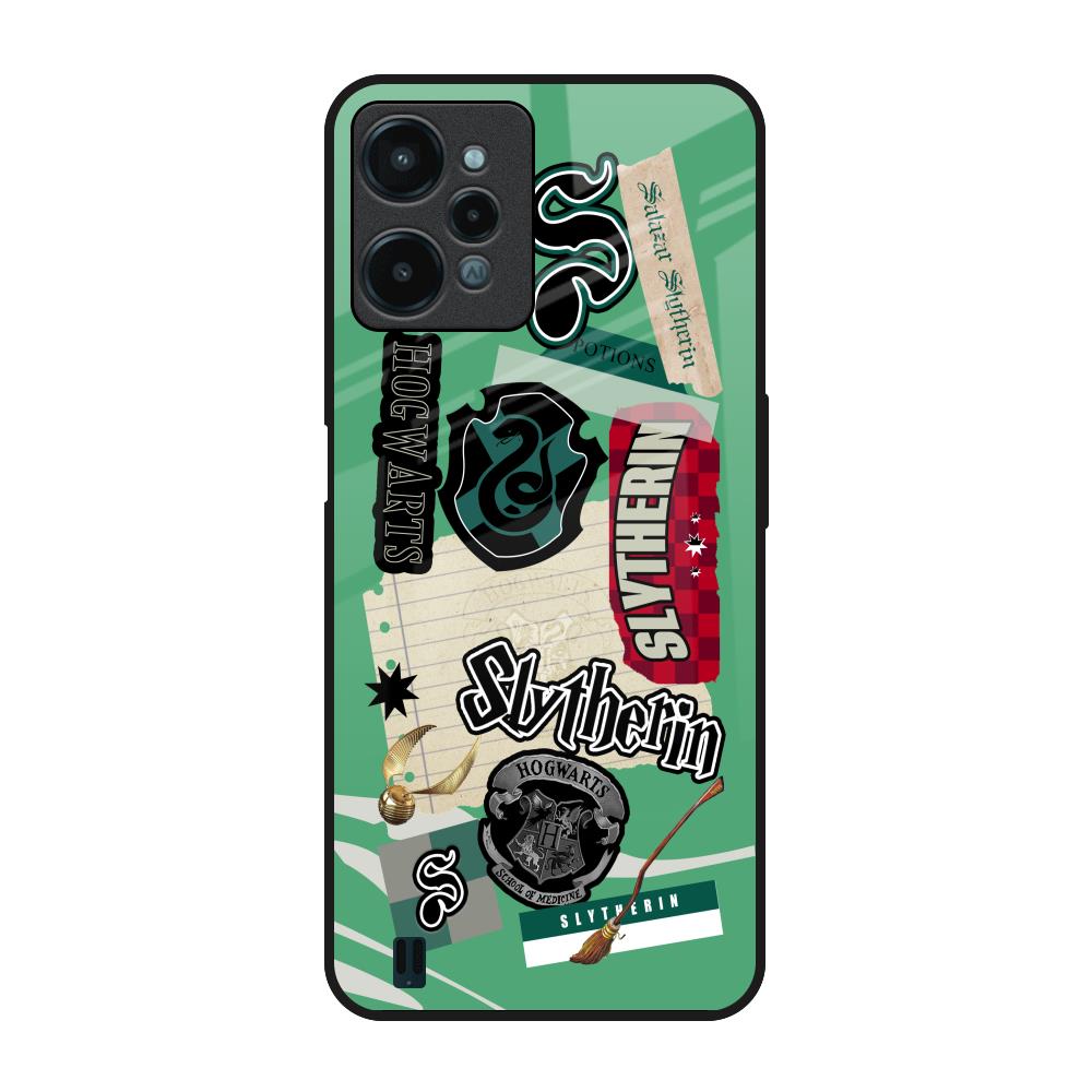 Slytherin Realme C31 Glass Back Cover Online