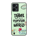 Travel Stamps Realme C31 Glass Back Cover Online