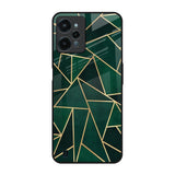 Abstract Green Realme C31 Glass Back Cover Online
