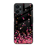 Heart Rain Fall Realme C31 Glass Back Cover Online