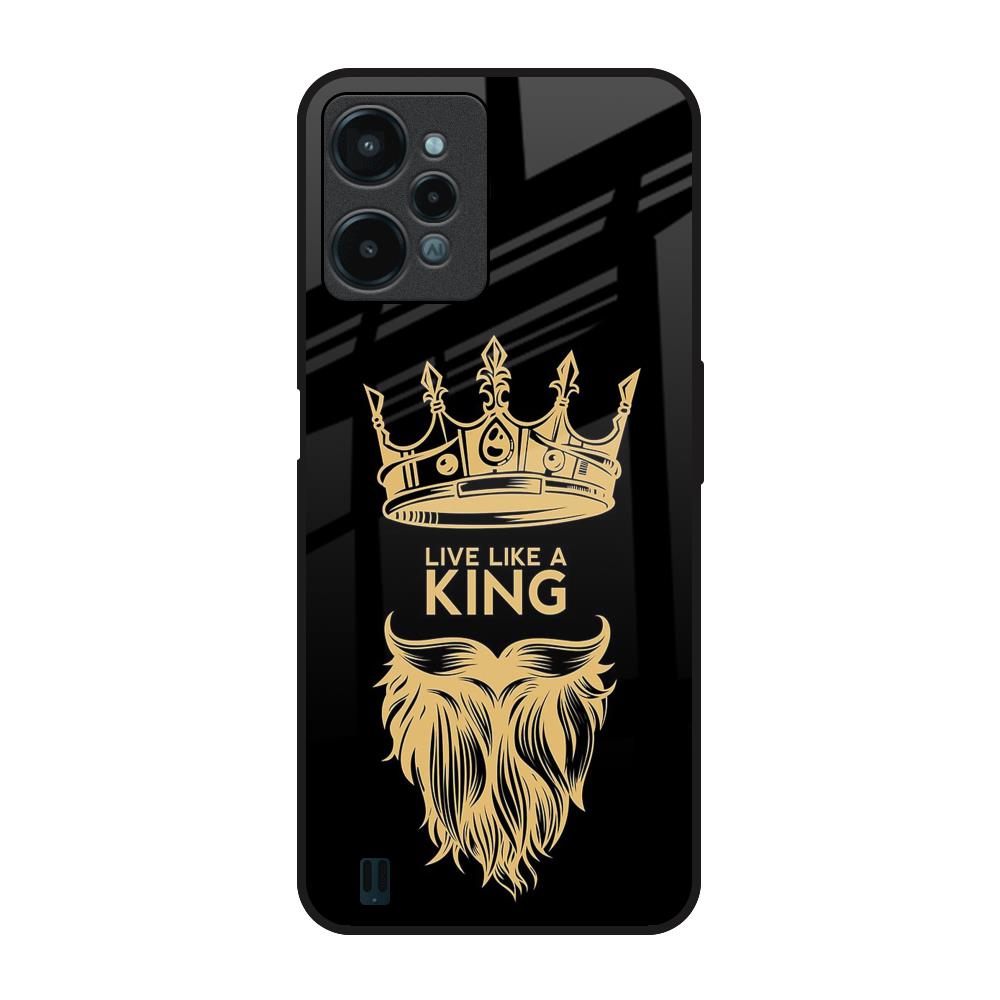 King Life Realme C31 Glass Back Cover Online