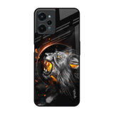 Aggressive Lion Realme C31 Glass Back Cover Online