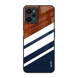 Bold Stripes Realme C31 Glass Back Cover Online