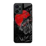 Red Moon Tiger Realme C31 Glass Back Cover Online