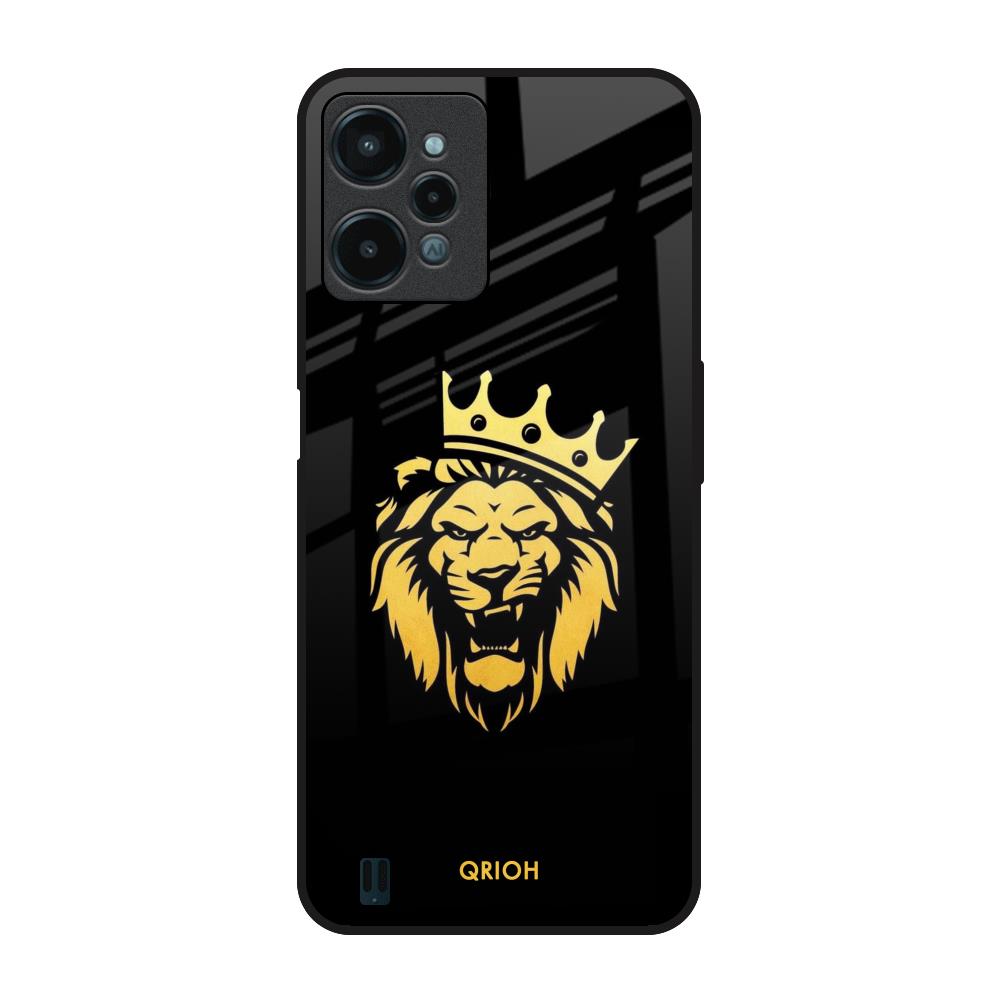 Lion The King Realme C31 Glass Back Cover Online