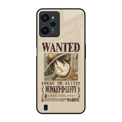 Luffy Wanted Realme C31 Glass Back Cover Online