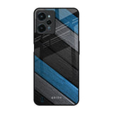 Multicolor Wooden Effect Realme C31 Glass Back Cover Online