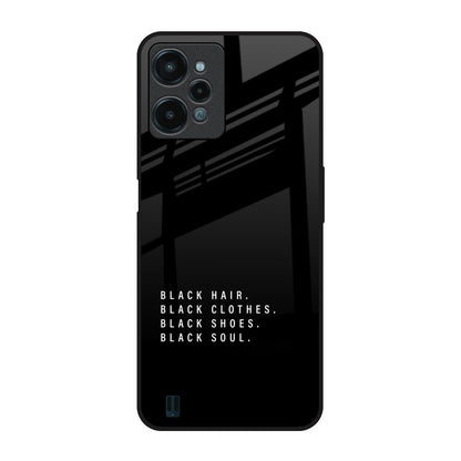 Black Soul Realme C31 Glass Back Cover Online