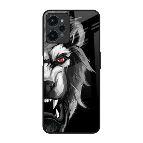 Wild Lion Realme C31 Glass Back Cover Online