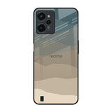 Abstract Mountain Pattern Realme C31 Glass Back Cover Online