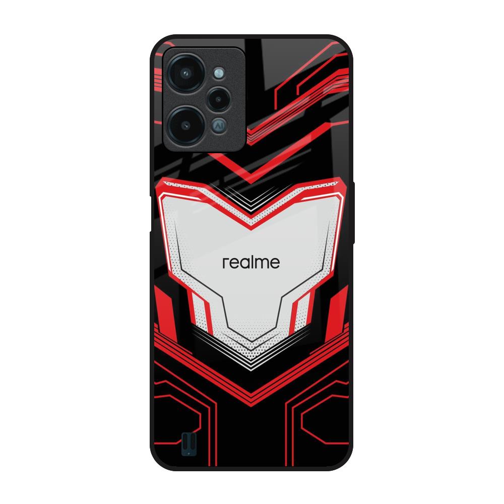 Quantum Suit Realme C31 Glass Back Cover Online