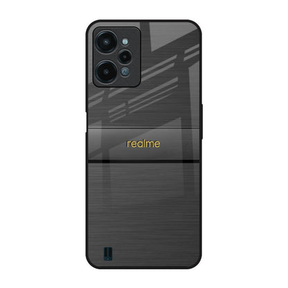 Grey Metallic Glass Realme C31 Glass Back Cover Online