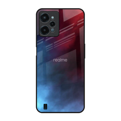 Smokey Watercolor Realme C31 Glass Back Cover Online