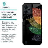 Colorful Leaves Glass Case for Realme C31