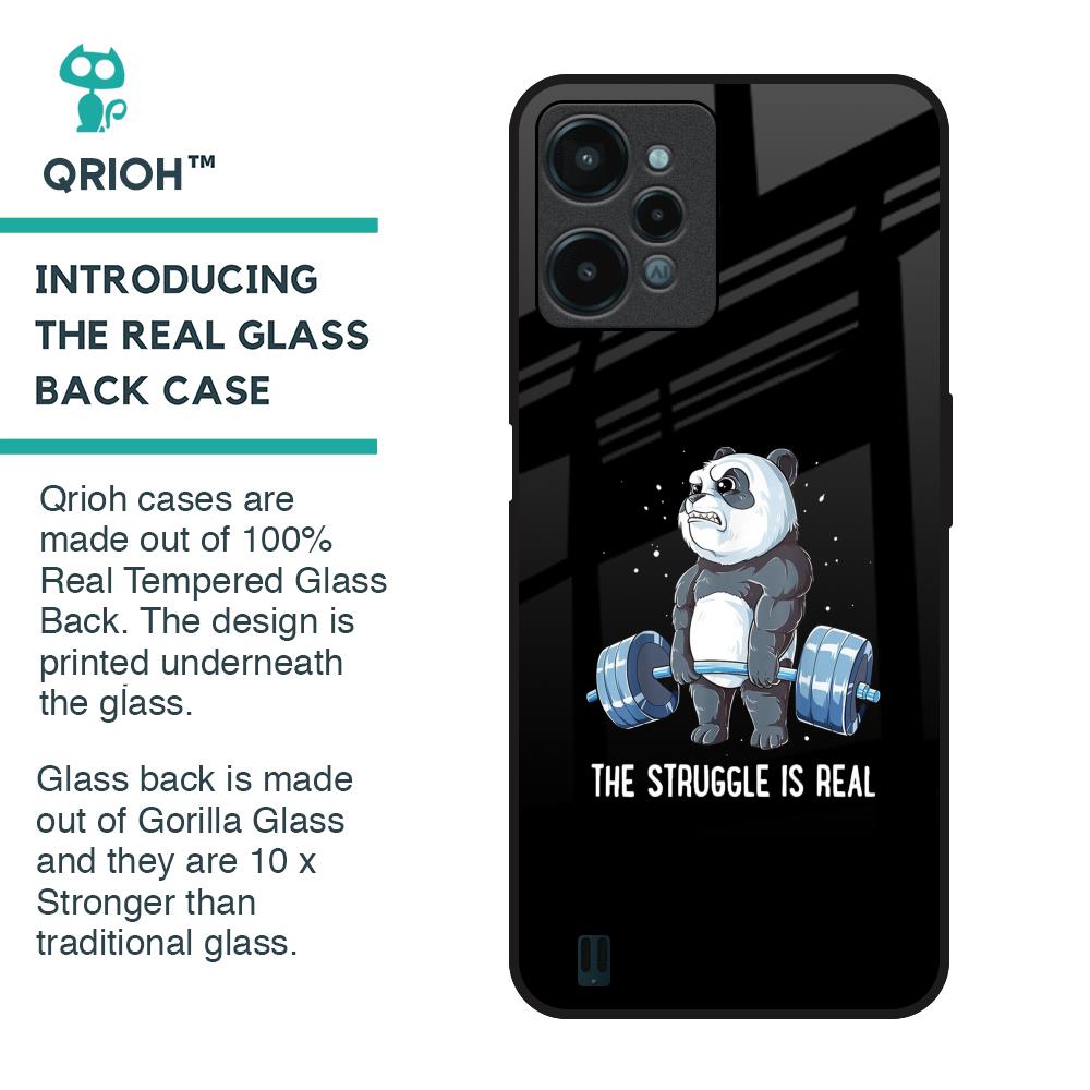 Real Struggle Glass Case for Realme C31
