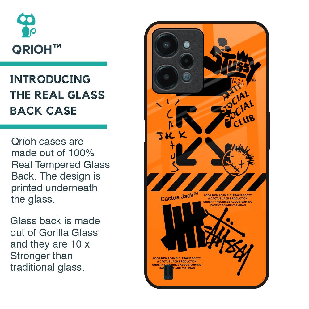 Anti Social Club Glass Case for Realme C31