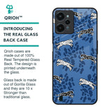 Blue Cheetah Glass Case for Realme C31