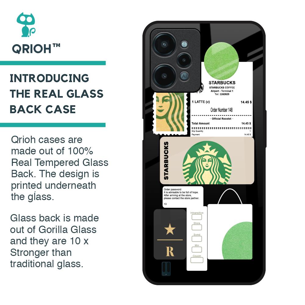Coffee Latte Glass Case for Realme C31