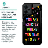 Magical Words Glass Case for Realme C31