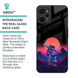 Retro Astronaut Glass Case for Realme C31