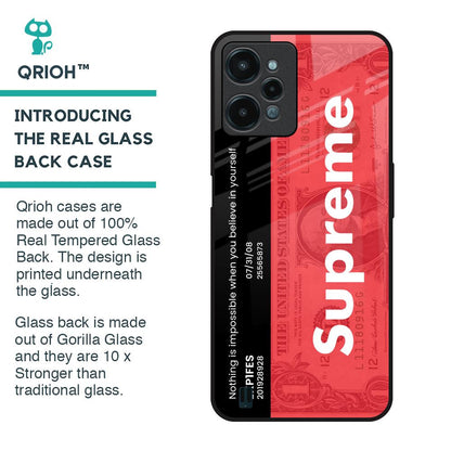 Supreme Ticket Glass Case for Realme C31