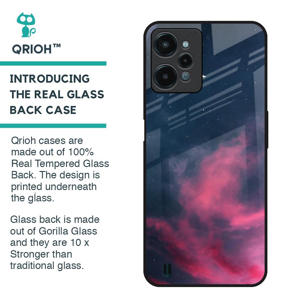 Moon Night Glass Case For Realme C31