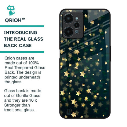 Dazzling Stars Glass Case For Realme C31