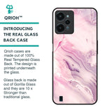 Diamond Pink Gradient Glass Case For Realme C31