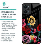 Floral Decorative Glass Case For Realme C31