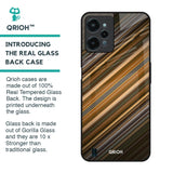 Diagonal Slash Pattern Glass Case for Realme C31