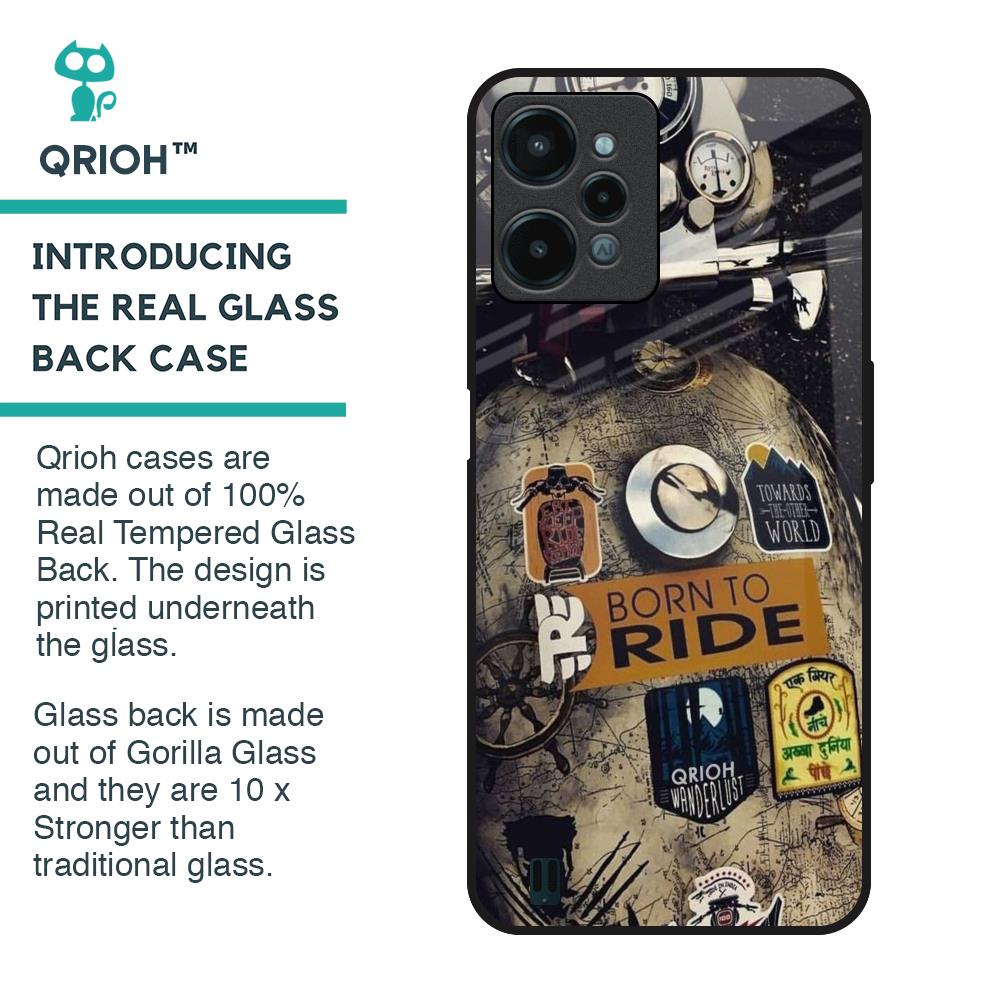 Ride Mode On Glass Case for Realme C31