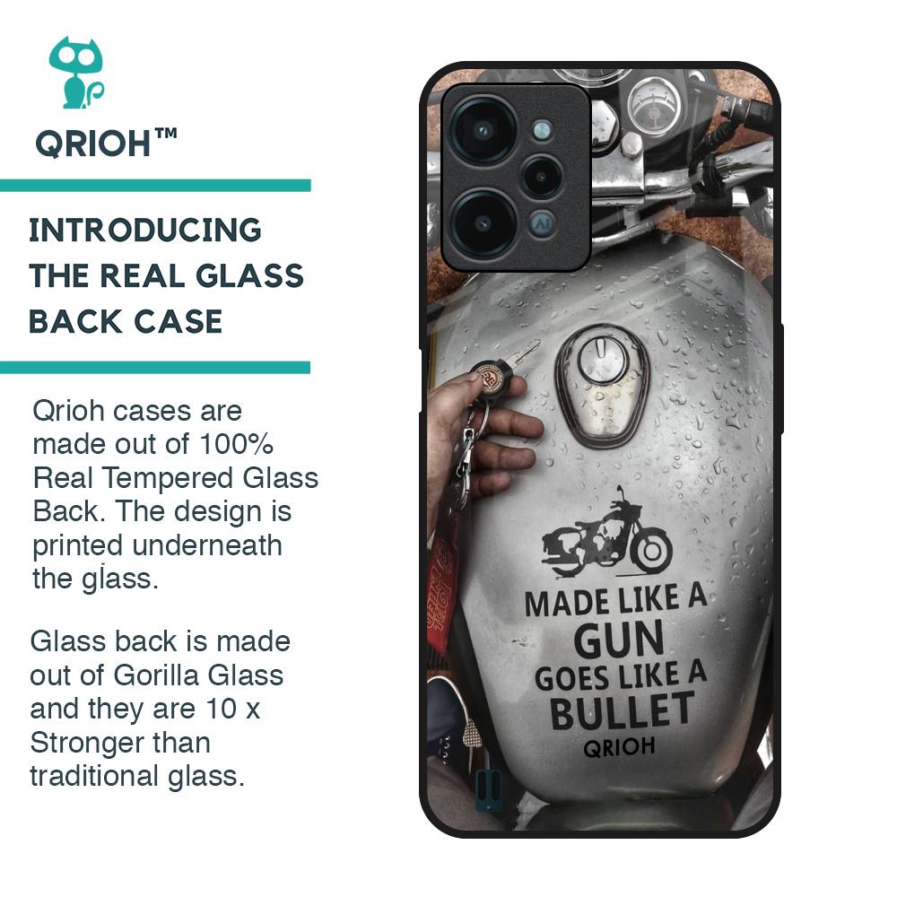 Royal Bike Glass Case for Realme C31