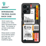 Cool Barcode Label Glass Case For Realme C31