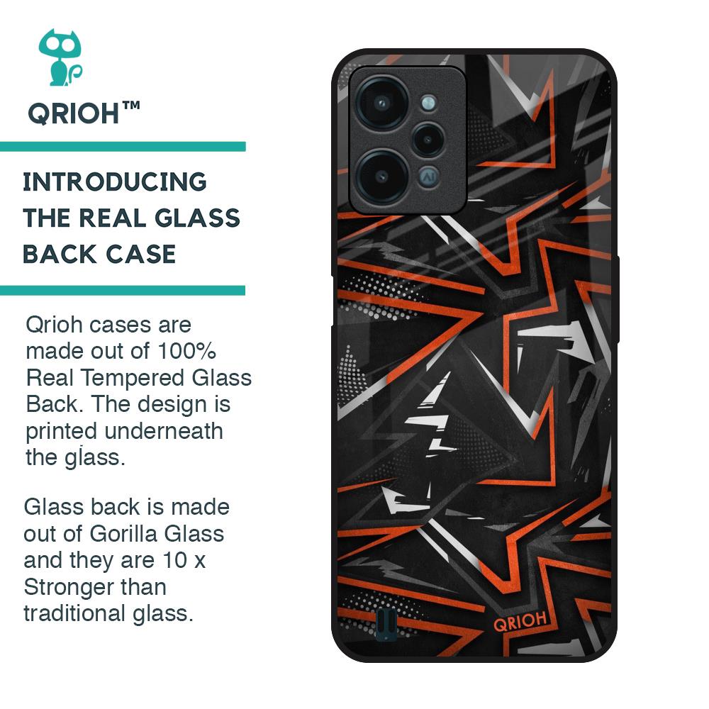 Vector Art Glass Case for Realme C31