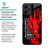 Red Vegeta Glass Case for Realme C31