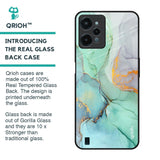 Green Marble Glass Case for Realme C31