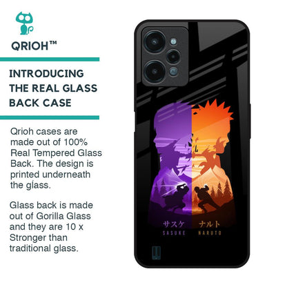 Minimalist Anime Glass Case for Realme C31