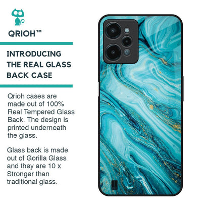 Ocean Marble Glass Case for Realme C31