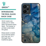 Blue Cool Marble Glass Case for Realme C31